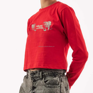 Customizable 2026 Women's O-Neck <b>Crop</b> <b>Top</b> T-Shirt High Quality Slim Sport Lightweight Casual Eco-Friendly Quick Dry Breathable - Product Image 5