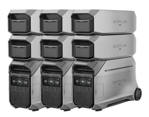 SALES OF ECO-FLOW DELTA Pro 3 Power Station 4096Wh Battery Expandable to 120/240V 4000W AC Output <b>Solar</b> <b>Generator</b> for Home Use - Product Image 1