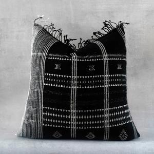 Funda de cojín de lana hecha a mano, 100% ligera, Kilim, cuadrada, India, hecha a mano - Product Image 3