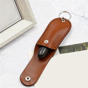 Estuche para Gas Pimienta de Cuero 100% de Alta Calidad, Llavero, Soporte para Spray de Seguridad y Defensa Personal para Uso Diario - Product Image 5