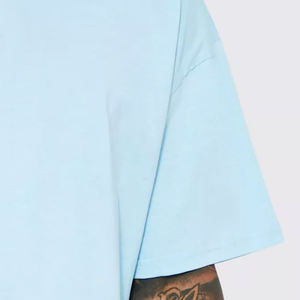 T-shirts pour hommes surdimensionnés 100% coton, respirants, légers, à séchage rapide, coupe ample, de haute qualité, streetwear décontracté pour l'été - Product Image 5