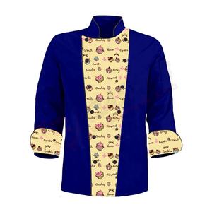 เสื้อโค้ทพิมพ์ลายสำหรับร้านอาหารเสื้อโค้ทพิมพ์ลายสำหรับผู้ชายและผู้หญิงแขนยาวสำหรับฤดูหนาวฤดูใบไม้ร่วง - Product Image 3