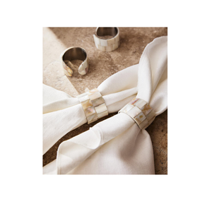 Usine En Gros Os Incrustation Ronds De Serviette De Service De Mariage Table Décoration Accessoires Rond De Serviette - Product Image 1