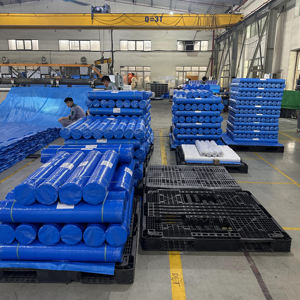 ผ้าใบกันน้ำกันฝุ่นกันน้ำ100% สีฟ้าสำหรับเด็กผู้ชายและเด็กผู้หญิงการป้องกันฝน - Product Image 3