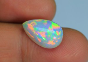 Amazing Ethiopian Opal Cabochon <b>Stone</b> Loose Precious Pear Shape Welo Galaxy <b>Fire</b> Ethiopian Opal Gemstone For Making Jewelry - Product Image 6