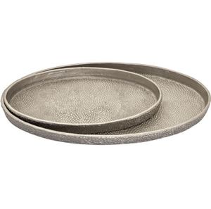 Plateau de service rectangulaire en aluminium argenté haut de gamme avec poignée pour la maison et les hôtels, idéal pour servir des aliments et des collations sur table. - Product Image 4