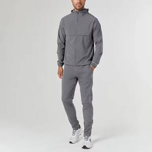 Conjuntos cortavientos para hombre, chaqueta de pantalón, conjunto de 2 piezas, cortavientos para correr, chaqueta de lluvia para motorista, conjuntos de forro impermeable para hombre - Product Image 1