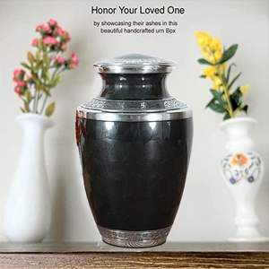 Urnas de cremación grabadas en aluminio para cenizas humanas Urnas de cremación funeraria conmemorativas para adultos para Ashe (urna de cremación para adultos) - Product Image 2