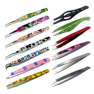 Juego de Pinzas para Cejas de Alta Calidad, Pinzas Profesionales de Acero Inoxidable para Cejas, Recubrimiento de Color Personalizado - Product Image 4