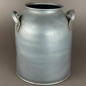 Lata de leche galvanizada Vintage decorativa de primera calidad con acabado artesanal, Ideal para cocinas, jardín al aire libre, cafetería, interiores rústicos - Product Image 5