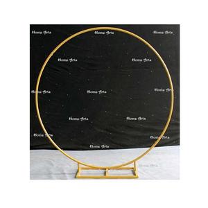 Nuevo diseño forma redonda telón de fondo mayor calidad tamaño personalizado hierro telón de fondo para decoración del banquete de boda - Product Image 3