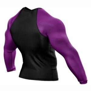 Fighting Rash Guard Camisa de compresión Tela MMA BJJ Grappling Rash Guard para adultos Rash Guard para No Gi - Product Image 5