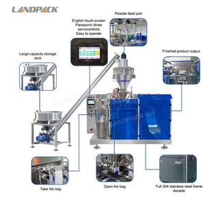 세탁용 동물 가루 프리메이드 지퍼백 도이팩 파우치 충전 포장 기계 - Product Image 4
