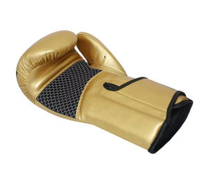 Gants de boxe professionnels en cuir de vachette synthétique avec logo imprimé personnalisé gants d'entraînement de combat en gros pour les arts martiaux - Product Image 6