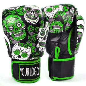 Gants de boxe personnalisés de haute qualité, respirants, en cuir et polyester, fermeture à boucle et crochet, vente en gros professionnelle, personnalisés - Product Image 4
