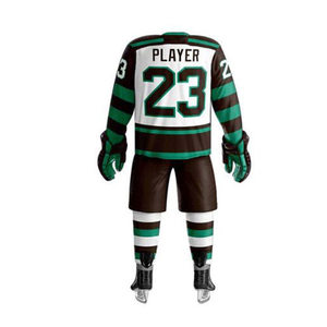 Tenues de hockey sur glace pour équipes, en polyester écologique antibactérien, personnalisables, prix de gros, meilleures ventes - Product Image 6