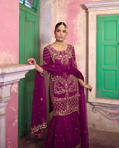 Ropa De Fiesta Look Beautiful Top And Bottom Con Dupatta - Product Image 2