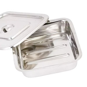 Bandeja de Instrumentos Manual de Acero Inoxidable Quirúrgico Médico Dental Uso en Hospital Esterilizable Reutilizable Riñón Soporte de Aguja Sutur Kit - Product Image 3