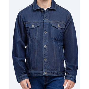 Veste d'hiver décontractée pour homme en toile unie doublée de polaire matelassée à col montant fini écologique Service OEM Vente en gros - Product Image 3