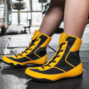 Chaussures de boxe en cuir antidérapantes de haute qualité, légères et respirantes, pour l'athlétisme en salle, haute performance 2026 - Product Image 5