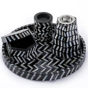 ชุดธูปหอมทำจากไม้ชุดเครื่องหอมแม่มุกสไตล์อาหรับสำหรับของขวัญที่มีกลิ่นหอมของเดือนรอมฎอน - Product Image 1