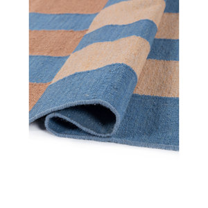 Alfombra de Lana Tejida Plana Roja y Naranja con Diseño de Damas, Rectangular Grande de 9x12, Estilo Clásico para Entrada o Dormitorio - Modelo ADWL-1314 - Product Image 2