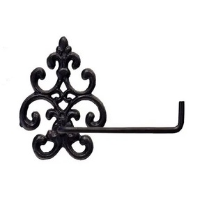 Luxury Antique <b>Black</b> Stainless Steel Toilet Roll Holder <b>Paper</b> Storage Traditional Design for Home Bathrooms Toilet <b>Paper</b> Holder - Product Image 3