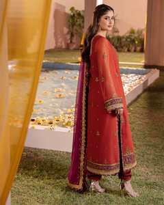 Robe traditionnelle afghane élégante en soie Salwar Kameez du fabricant personnalisée pour femmes et filles 563 pièces Vente traditionnelle ethnique - Product Image 3