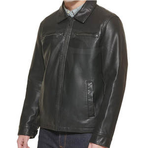 Veste en cuir de haute qualité, logo personnalisé, veste en cuir, vêtements de mode, veste en cuir pour hommes - Product Image 5