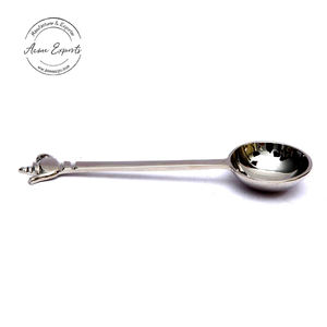 Cuchara de latón con Palmera con acabado dorado para comedor de lujo, Ideal para café, postre o regalo, vajilla elegante hecha a mano - Product Image 5