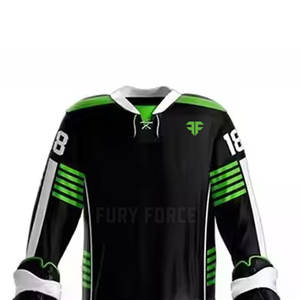 เครื่องแบบเสื้อฮอกกี้น้ำแข็งแห้งเร็วผ้าโพลีเอสเตอร์2025ดีไซน์โลโก้แบบมืออาชีพ - Product Image 6