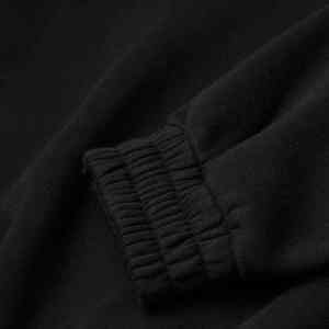 Sweat-shirt à capuche unisexe en tricot noir, taille extra petite, vêtements de rue décontractés pour adultes, prix de gros - Product Image 2