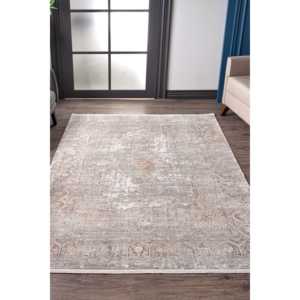 Alfombra Moderna Beige Netline Home Depot MD004, Fibras Sintéticas Duraderas, No Deshilachan, Fácil de Limpiar, para Dormitorio o Estudio - Product Image 5