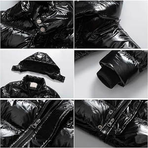 2025 Moda Logotipo personalizado Diseño de invierno Pana con botón Diseño de color elegante Chaqueta de estilo simple informal - Product Image 5