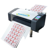 Machine de découpe automatique à grande vitesse avec alimentation automatique et capteur optique pour autocollants en vinyle A3 A4, machine de découpe de feuilles multiples pour étiquettes