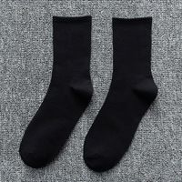 Chaussettes en coton pour hommes Grande taille Plus grande taille 45 46 48 Chaussettes courtes de ville blanches Classiques Sox Hip Hop Hombre Male