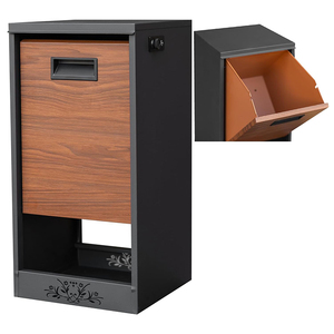 Boîte aux lettres murale JH-Mech pratique et sécurisée <span class=keywords><strong>pour</strong></span> l'extérieur de la maison, grande capacité, verrouillable, <span class=keywords><strong>pour</strong></span> <span class=keywords><strong>colis</strong></span> et livraisons. - Product Image 1