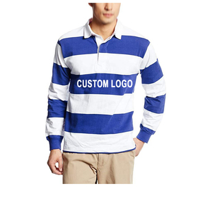 Wholesale Knitted Rugby for <b>Shirts</b> Collared Rugby League Jerseys with Embroidery & <b>Padded</b> Design Custom Available - Product Image 6