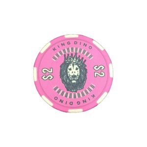 Jetons de poker en argile de 14g, design Casino Baccarat Crown LAS VEGAS, avec noyau métallique et autocollant décoratif - Product Image 4