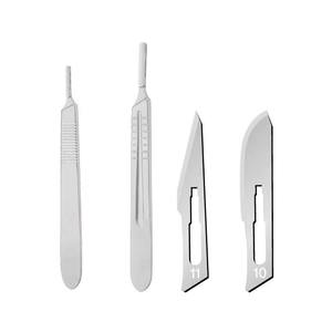 Scalpel médical en acier de qualité supérieure, manche BP, petit couteau à découper, lame stérile jetable - Product Image 1