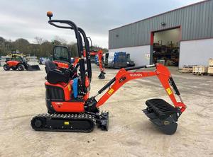Mini-excavatrice Kubota U10-5 neuve, robuste et compacte, idéale pour l'agriculture, l'aménagement paysager, le creusement de fossés et les travaux de terrassement. - Product Image 2