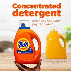 Détergent à lessive liquide Original Tide, haute efficacité (HE), 64 charges - Product Image 5