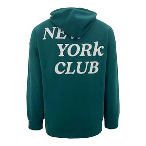 Sudadera con capucha para hombre, de color liso, corta, bordada, con cremallera, talla grande, para invierno, estilo urbano, holgada - Product Image 4