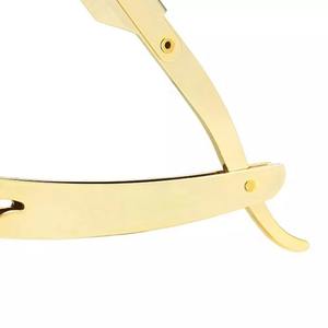 Juego de Afeitado de Lujo para Hombre, Edición Especial, Acero Inoxidable Chapado en Oro, Herramienta de Afeitado Premium para un Afeitado de Precisión, Hermann - Product Image 3