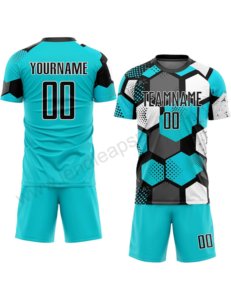 ชุดฟุตบอลสำหรับผู้ใหญ่ชายและหญิงชุดฝึกเล่นเกมสำหรับนักเรียนพิมพ์ลาย - Product Image 1