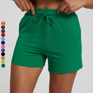 <b>Women's</b> <b>Sweat</b> <b>Shorts</b> Winter High Drawstring Waist Running <b>Women's</b> <b>Shorts</b> Loose Fit Breathable Fleece <b>Shorts</b> For Sale OEM Service - Product Image 1