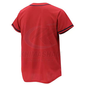 Factory Direct Supply Breathable Summer Baseball Jersey for Adults-Customized Team Names Short Sleeve Best Price - Product Image 3