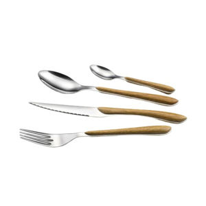 Emballage élégant en gros fabriqué en Inde personnalisé, ensemble de couverts en métal en acier inoxydable plaqué argent pour mariage, cadeau de restaurant - Product Image 4