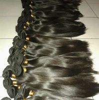Mèches de cheveux humains indiens de temple, lisses et ondulées, vierges, à cuticules alignées, bruts, avec HD, pour revendeurs, 100% Remy