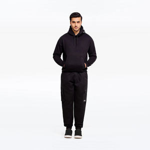 Sudadera con capucha de ajuste Regular de lana de algodón 100% de calidad superior para hombre, estampado de transferencia de calor con patrón DIY para la temporada de invierno - Product Image 4